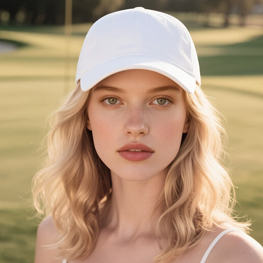 Women's Hat with Blonde Wig - Instant Hairstyle, for Parties, Sports, Travel - Elegant Gift for Birthdays, Anniversaries - One-and-Done Hairstyle Solution for All Light Beige Tones & Hair Types, Party Accessory, Versatile Accessory, Durable Construction