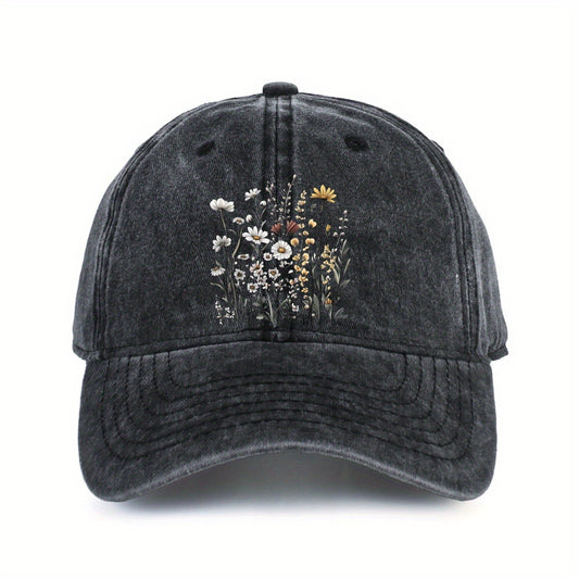 1 Fashion Retro Baseball Cap - Unisex Letter Pattern, Versatile Adjustable Peak Design, Ideal for Leisure and Travel, Unisex Fashion Accessories for Daily Wear