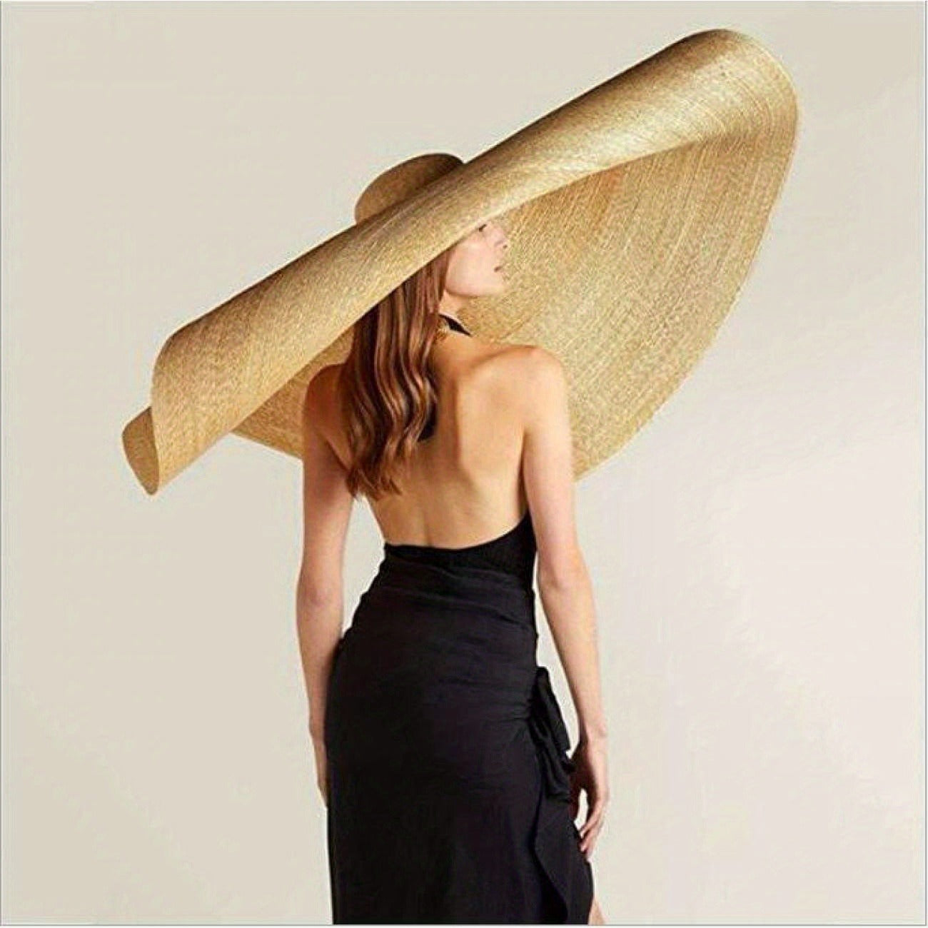Oversized Beach Straw Hats for Women Floppy Extra Large Sun Visor Hat Wide Brim Summer Roll Up Big Beach Hat Women Foldable