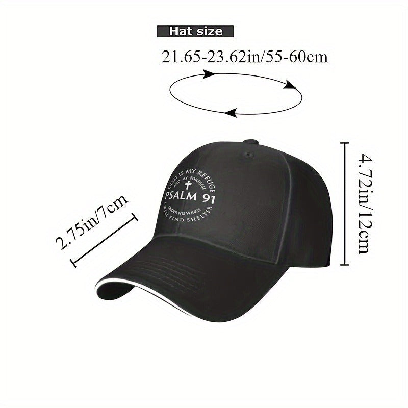 Unisex Sunshade Breathable Adjustable Casual Baseball Cap with Trendy Pattern for Outdoor Sport