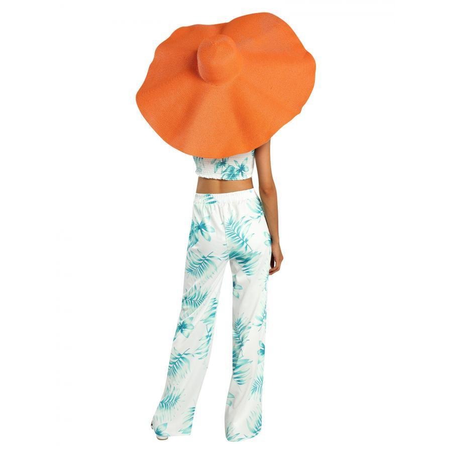 Oversized Beach Straw Hats for Women Floppy Extra Large Sun Visor Hat Wide Brim Summer Roll Up Big Beach Hat Women Foldable